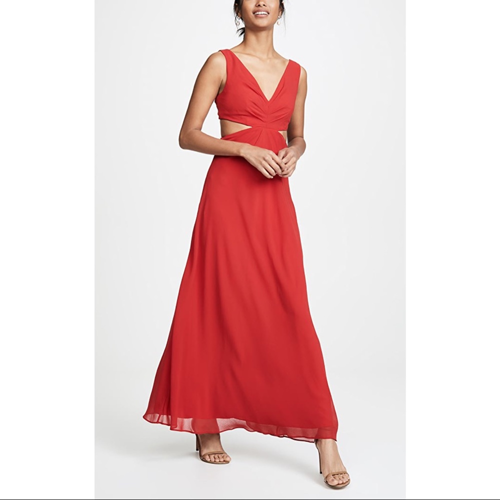 NWT Fame & Partners | “Lennox” Ciffon Maxi Dress